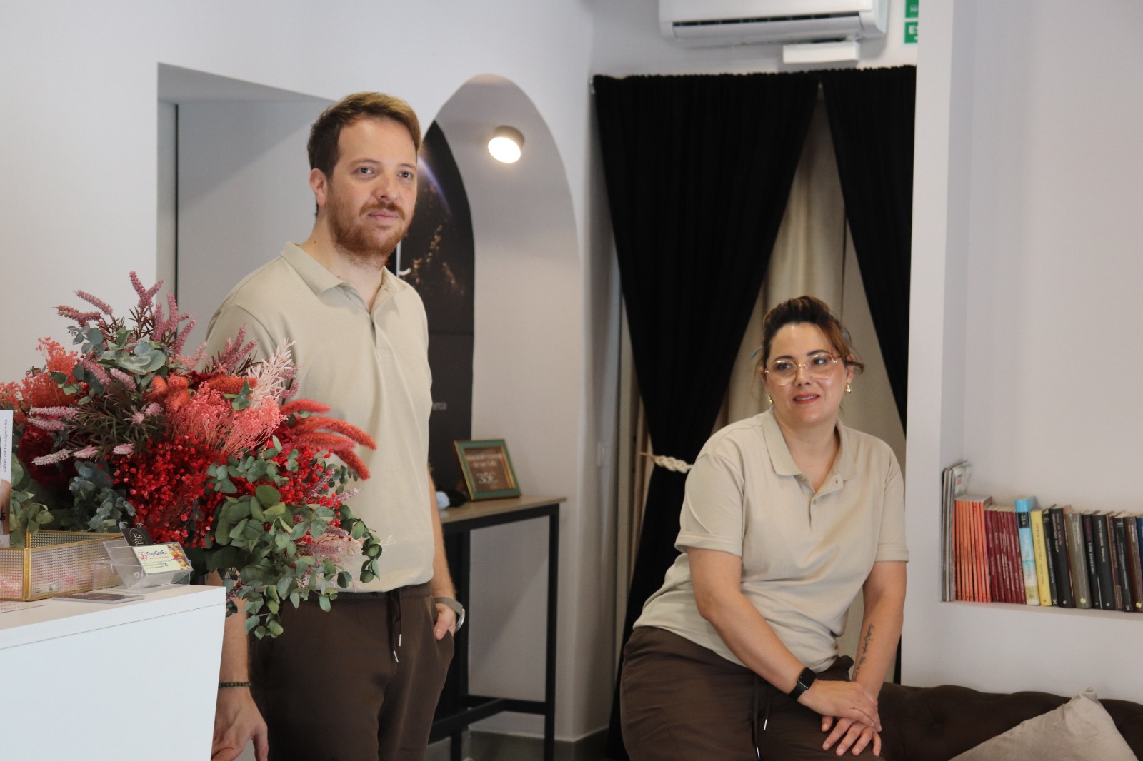 Persona en area de descanso